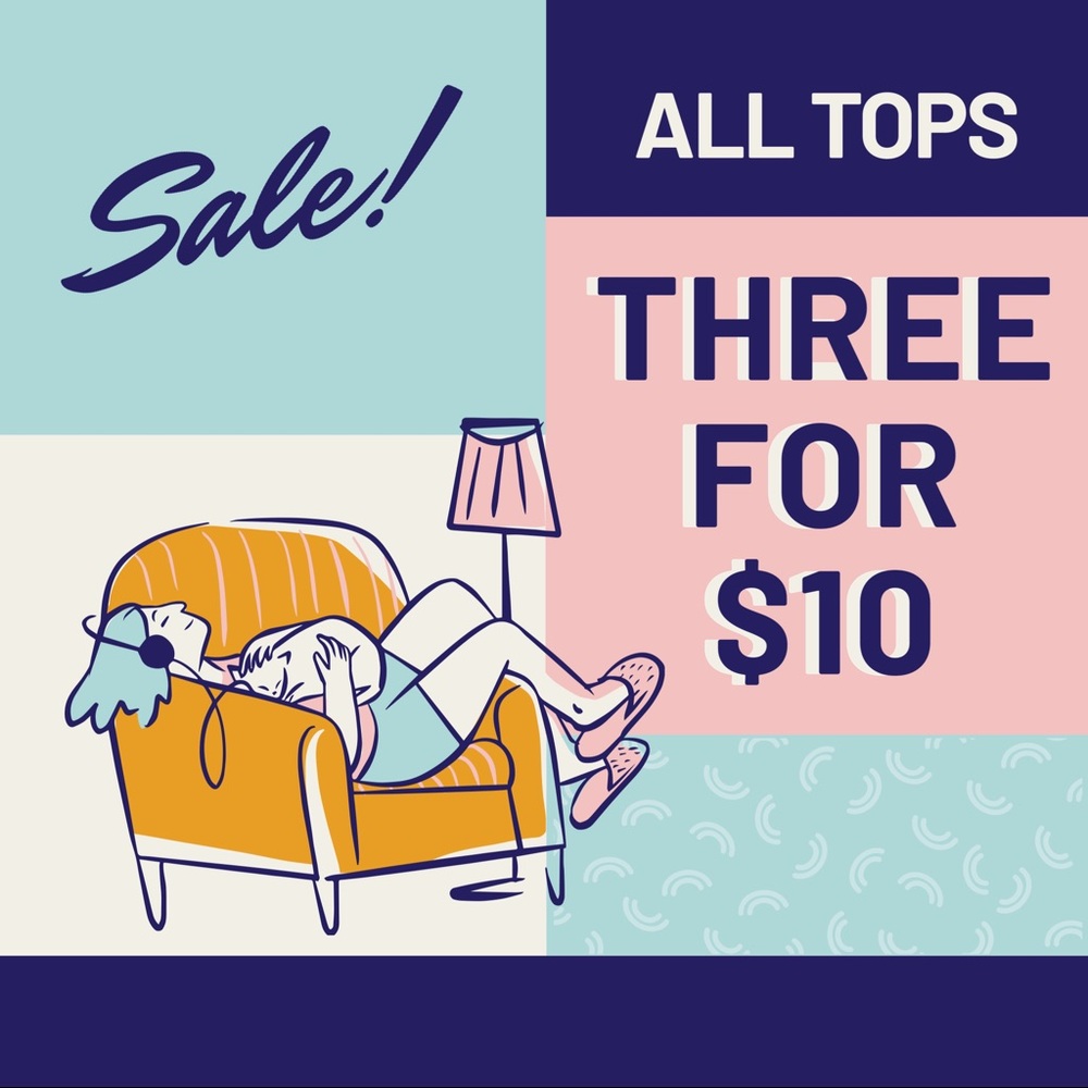 3 for $10 Sale